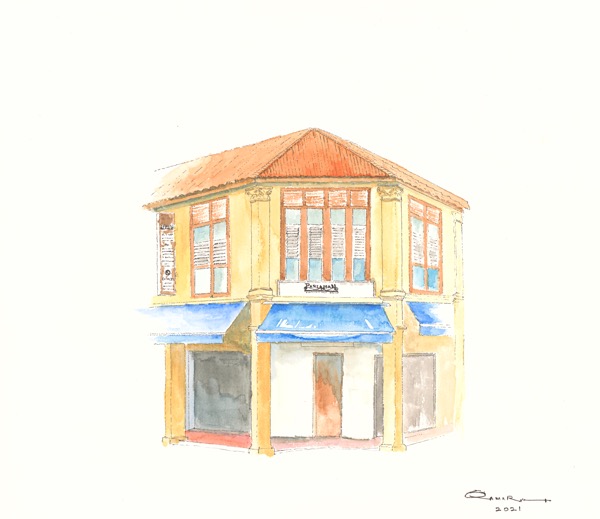 Pariaman corner shophouse