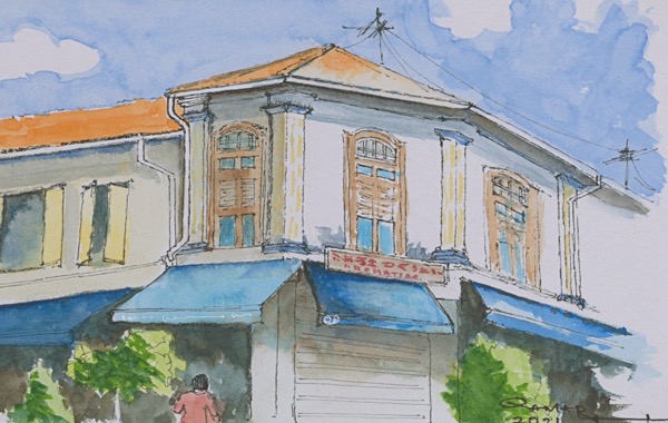 Jamal Kazura in watercolour