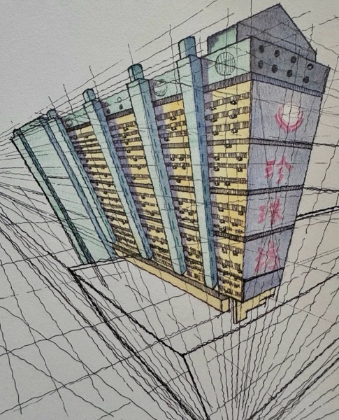 Tower in perspective